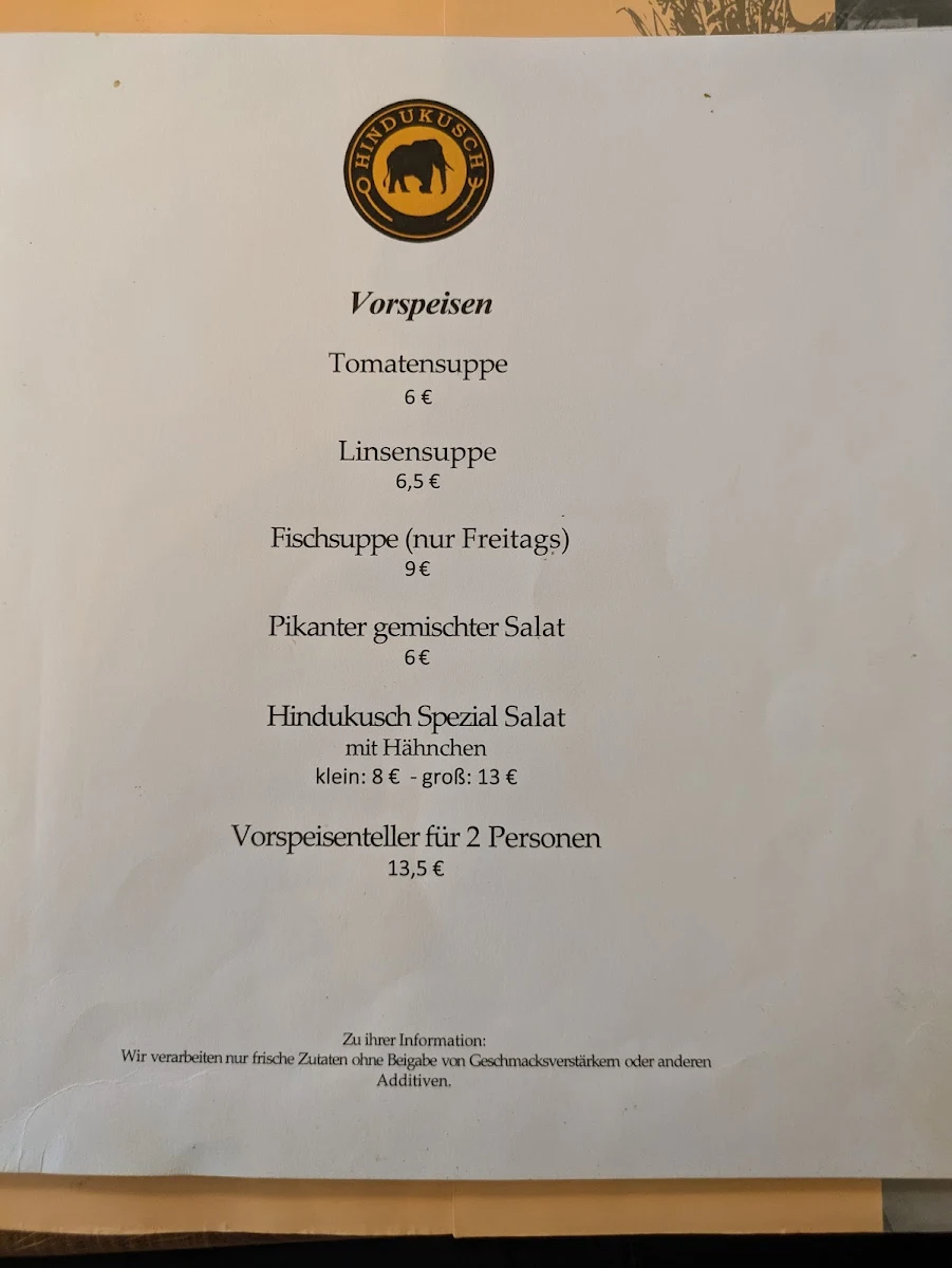 Speisekarte photo 1