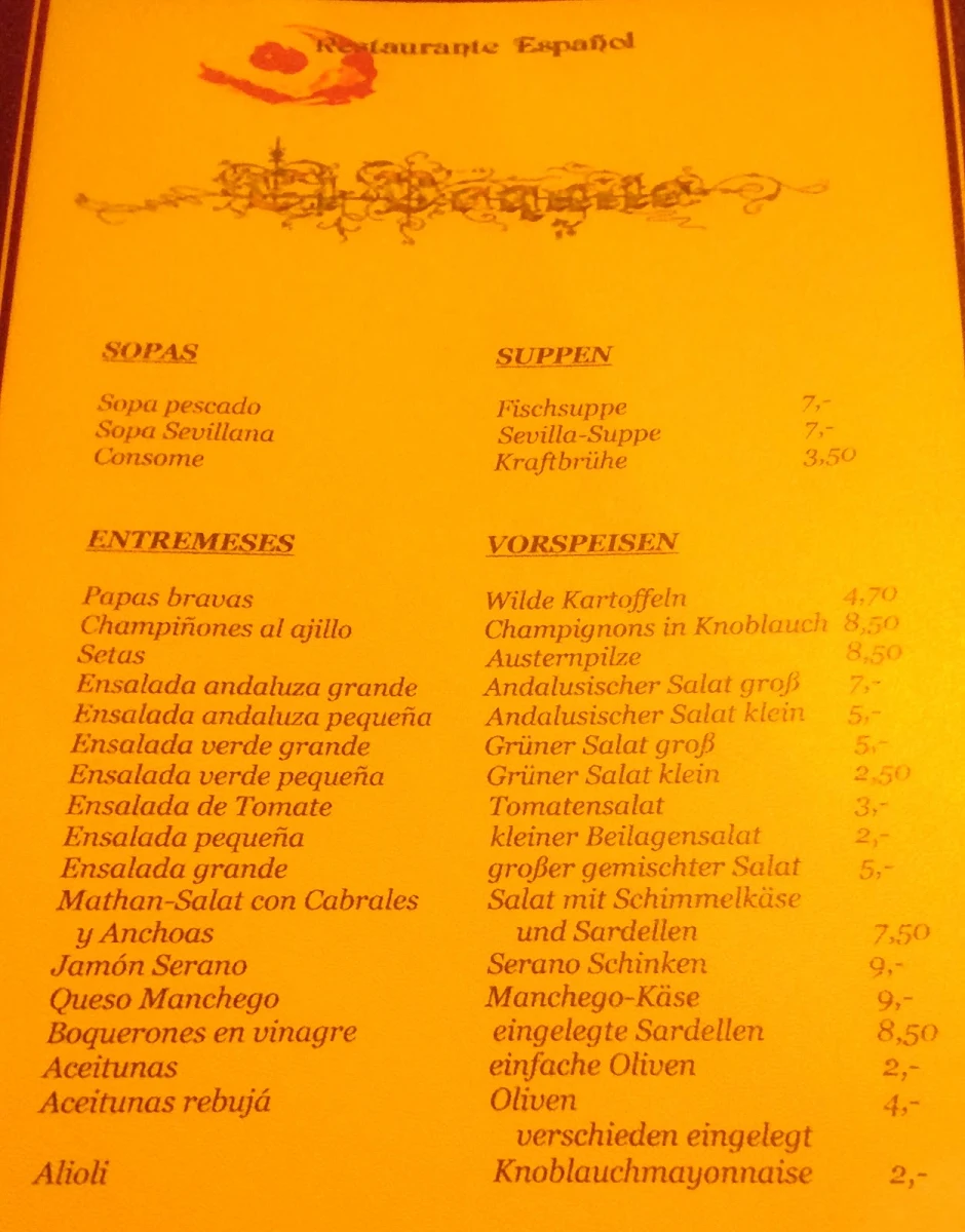 Speisekarte photo 3