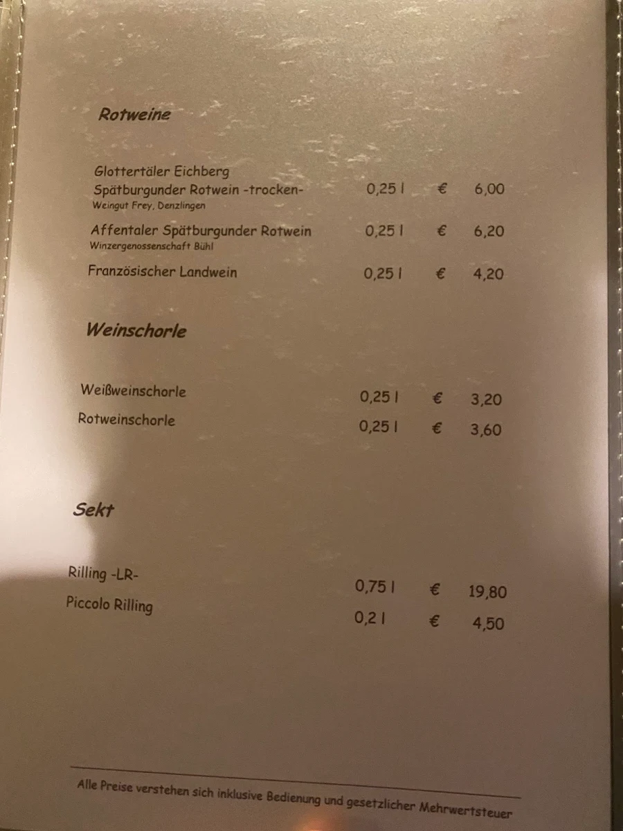 Speisekarte photo 3