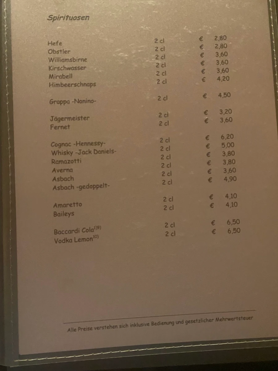 Speisekarte photo 4