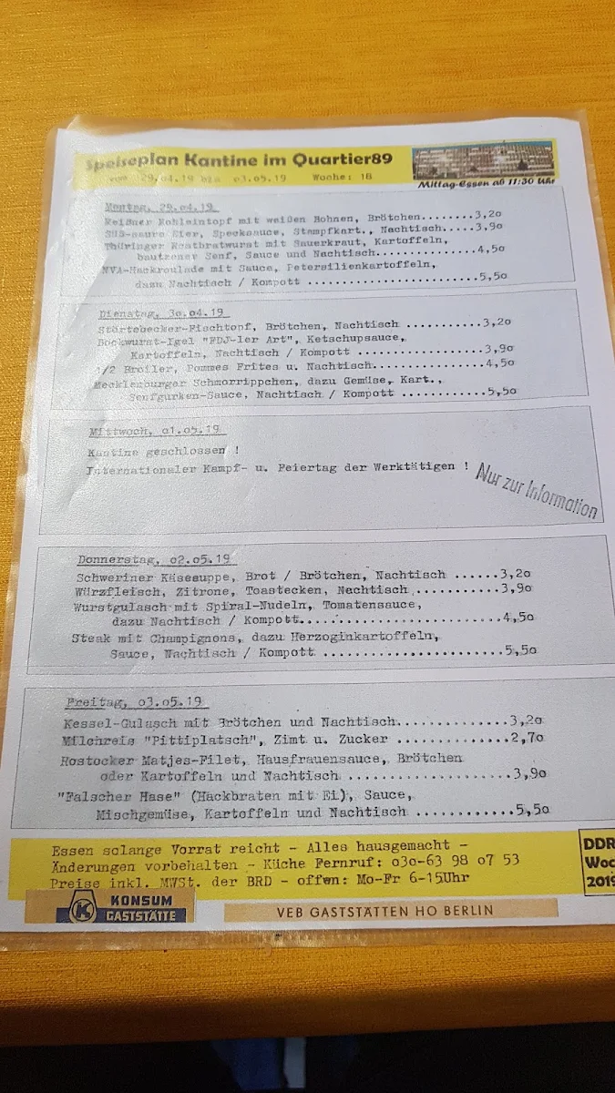 Speisekarte photo 3