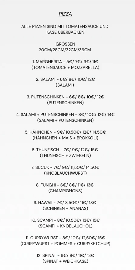 Speisekarte photo 3