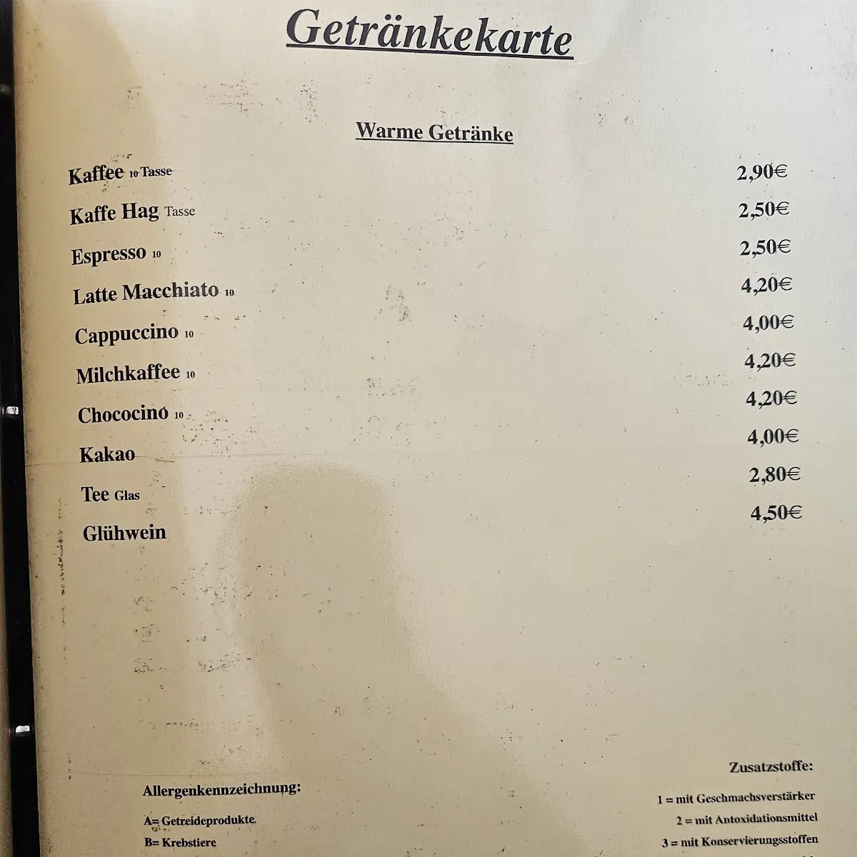 Speisekarte photo 2