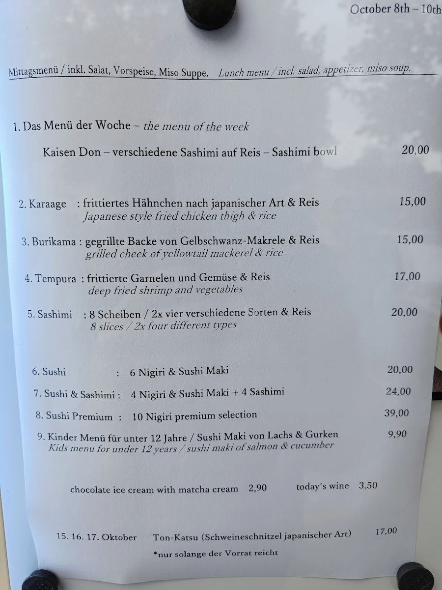 Speisekarte photo 1