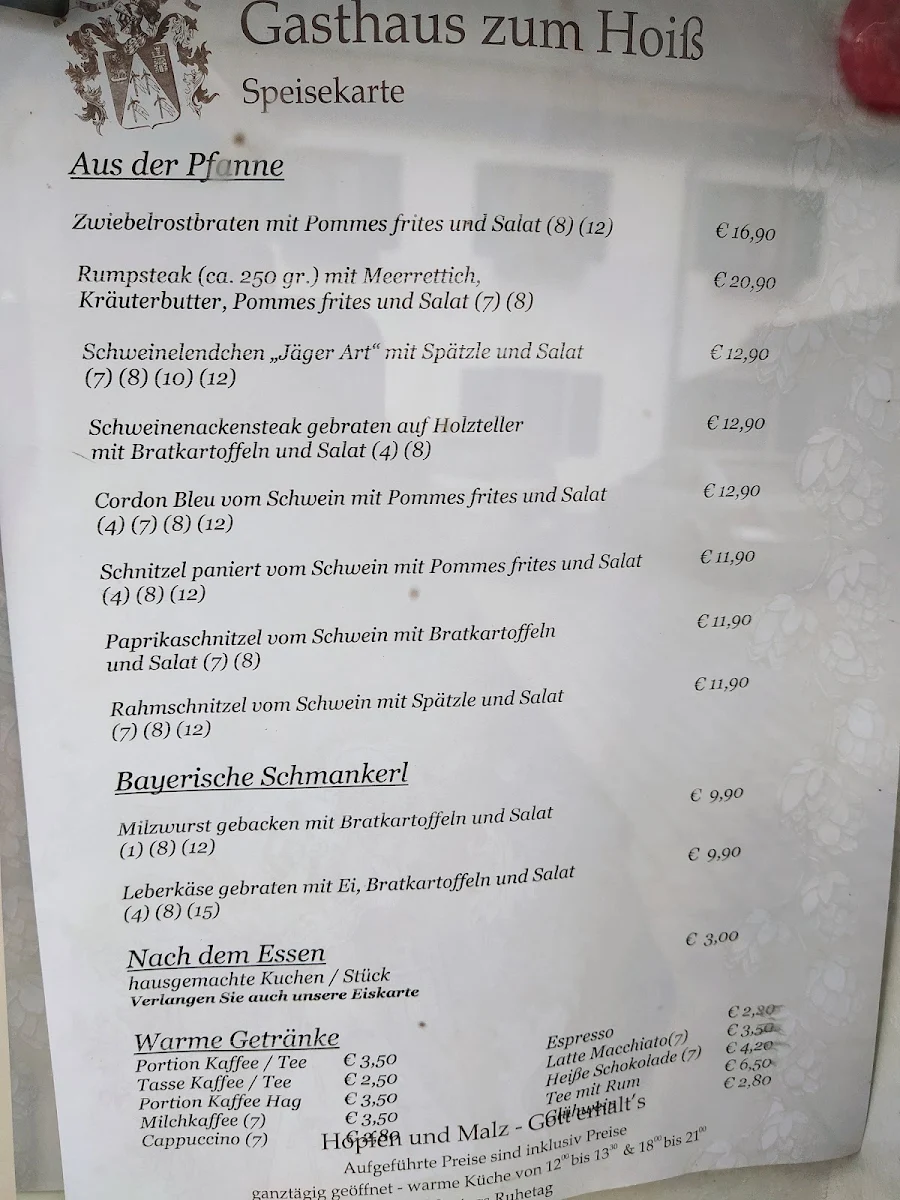Speisekarte photo 1