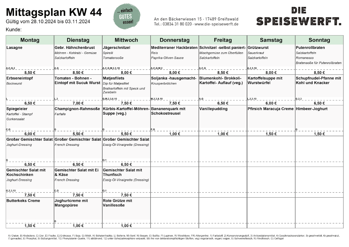 Speisekarte photo 3