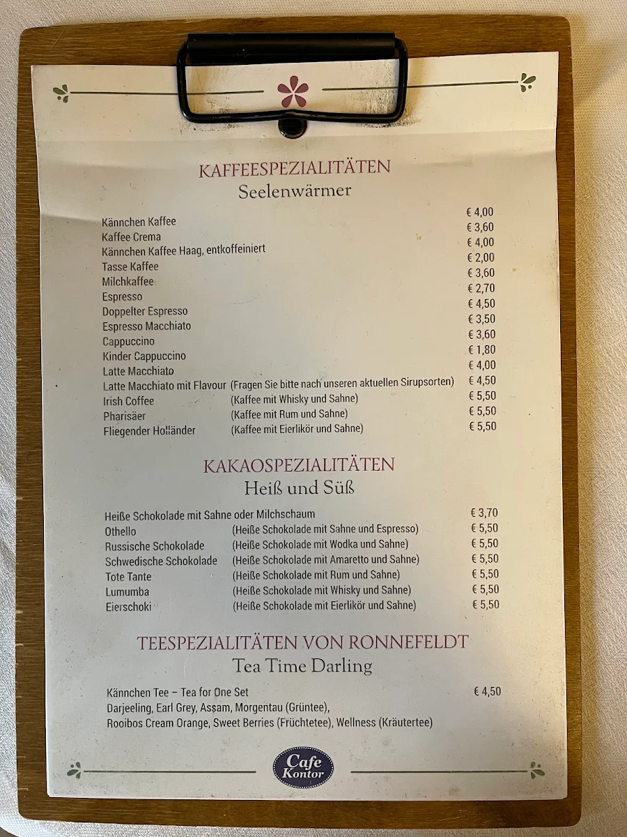 Speisekarte photo 1