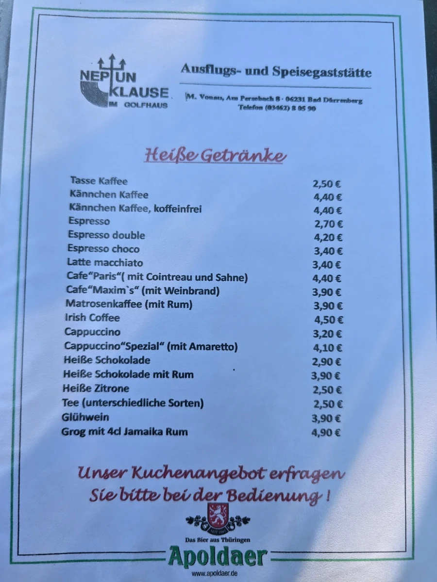 Speisekarte photo 1