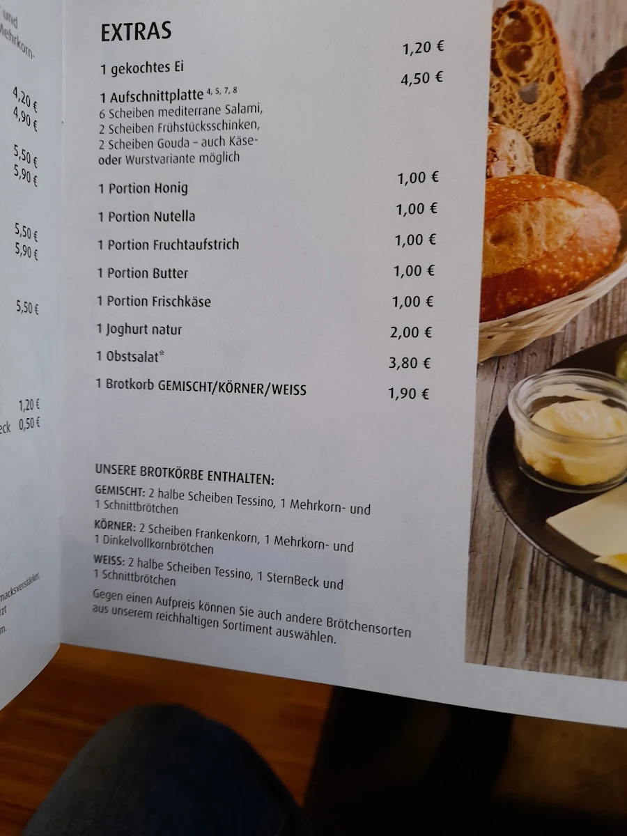 Speisekarte, Der Beck