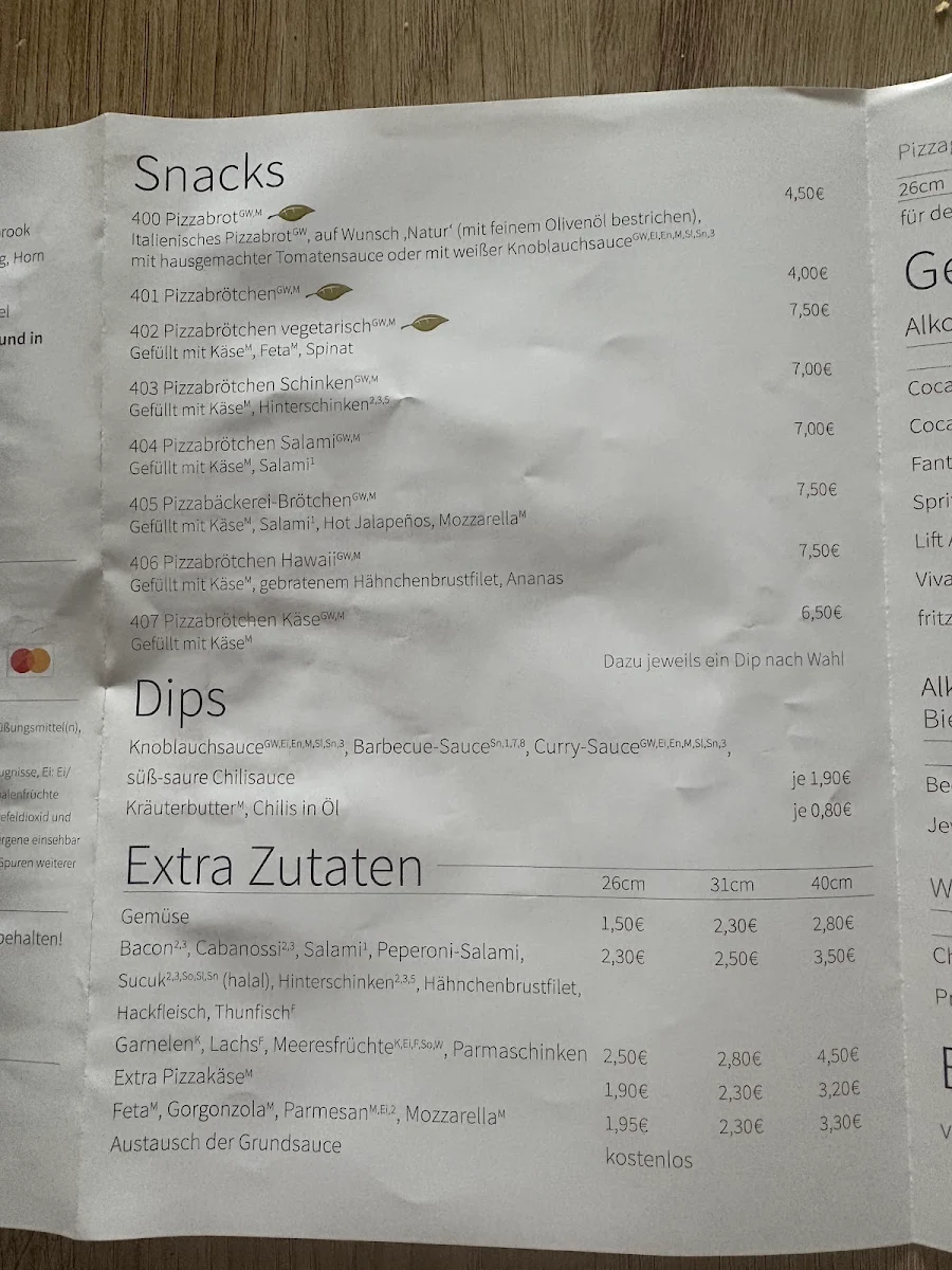 Speisekarte photo 1
