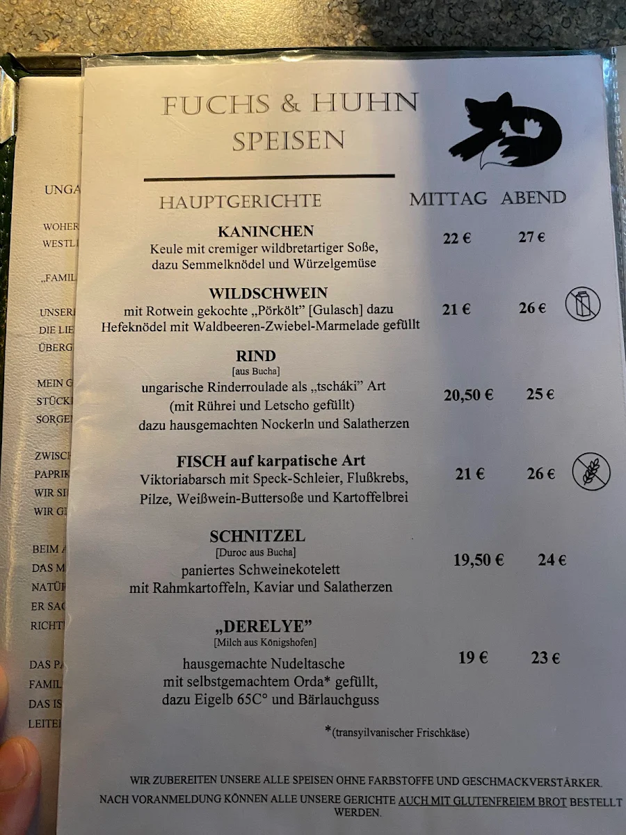 Speisekarte photo 1