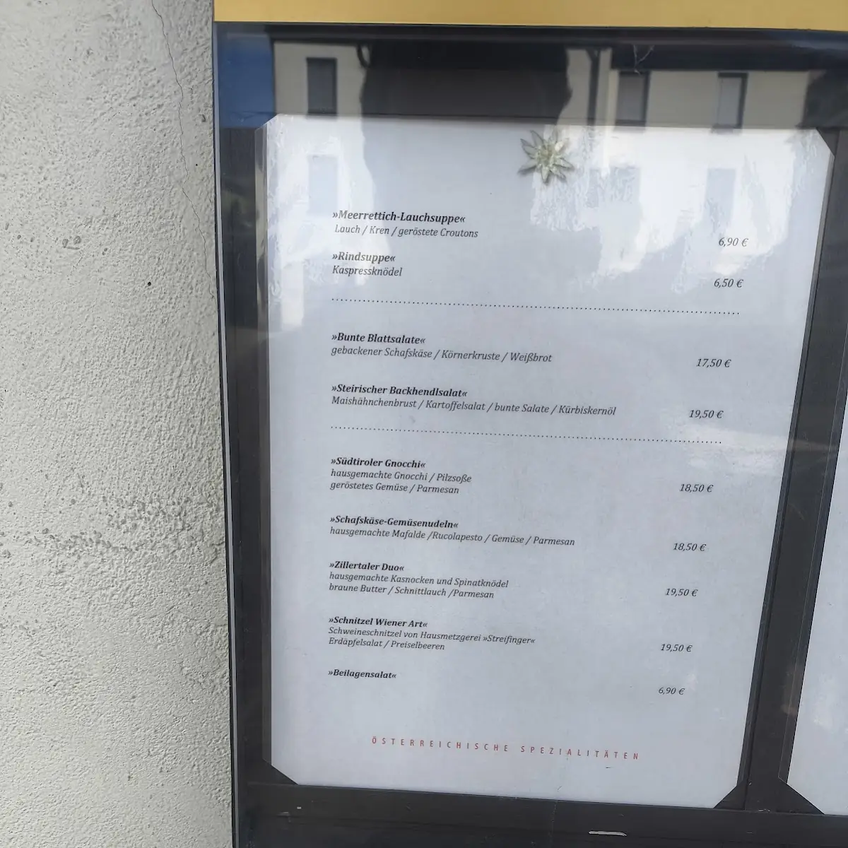 Speisekarte photo 2