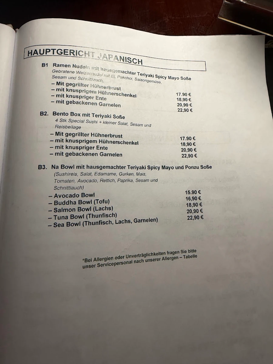 Speisekarte photo 2