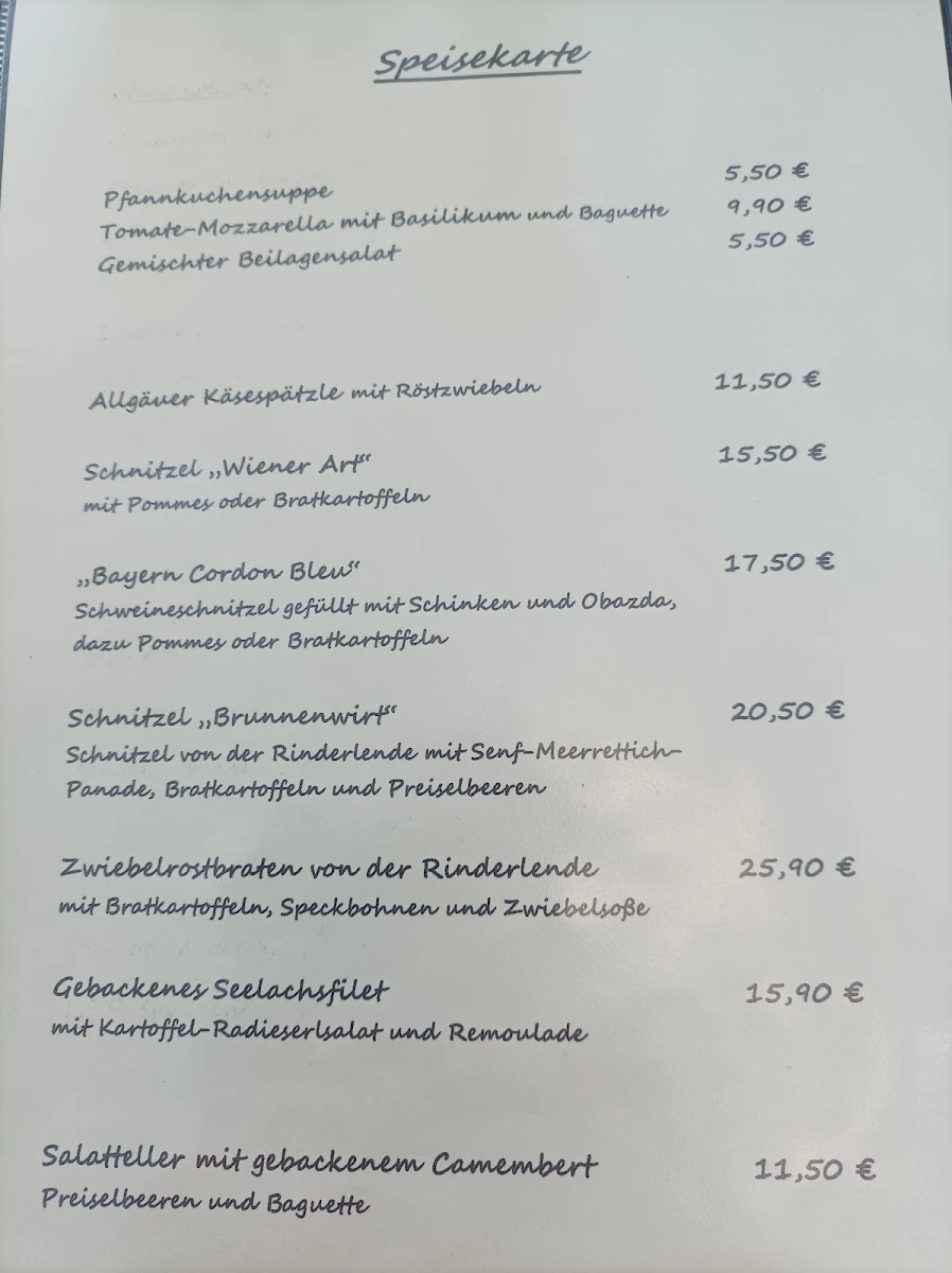 Speisekarte photo 1