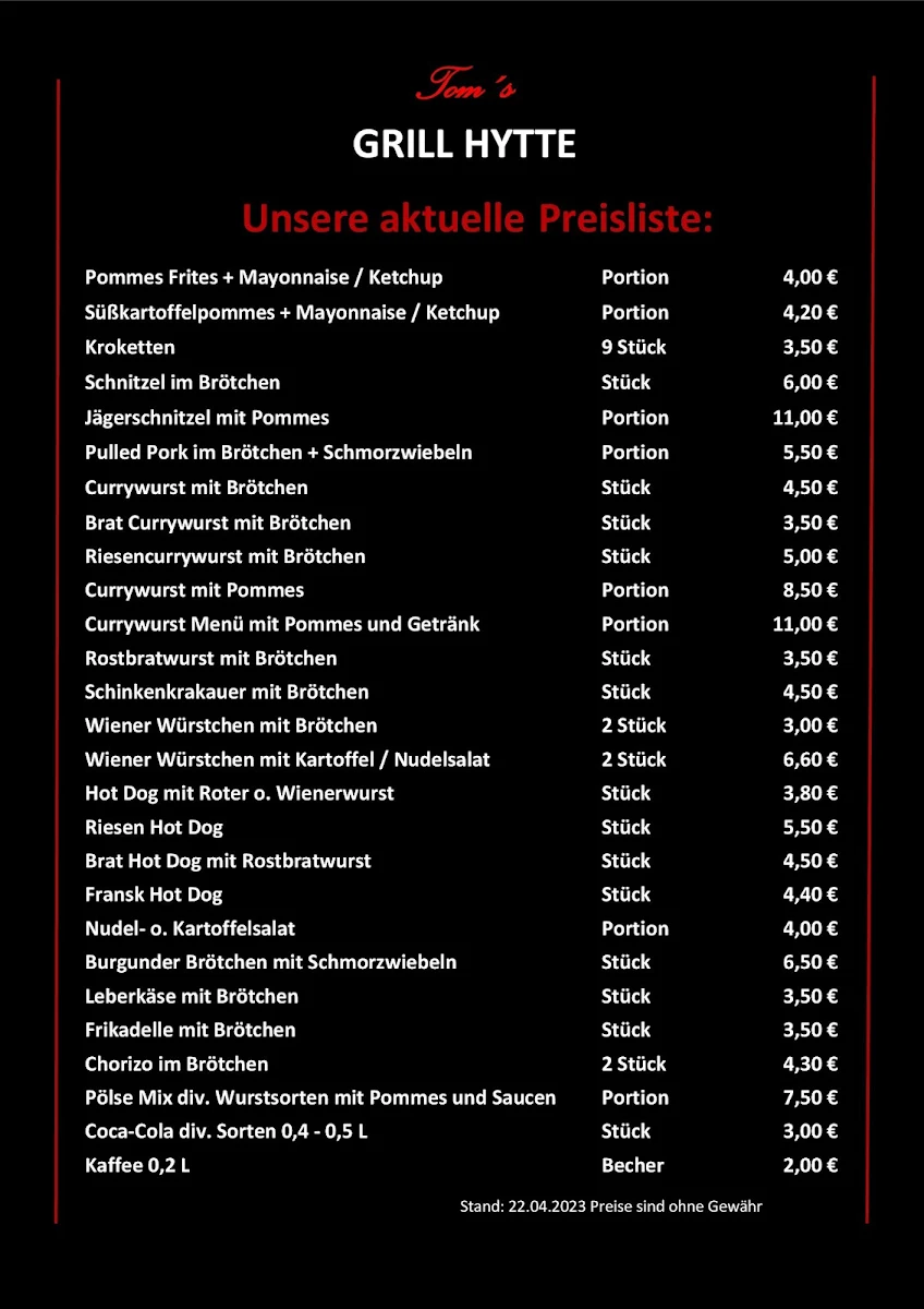 Speisekarte photo 1