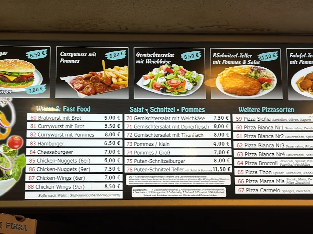 Speisekarte, Haller Kebap Haus