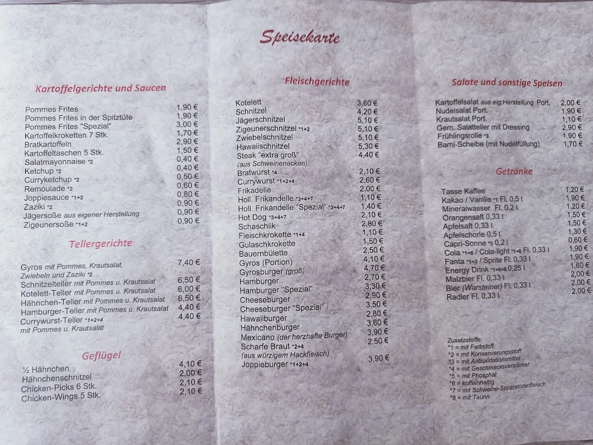 Speisekarte photo 5