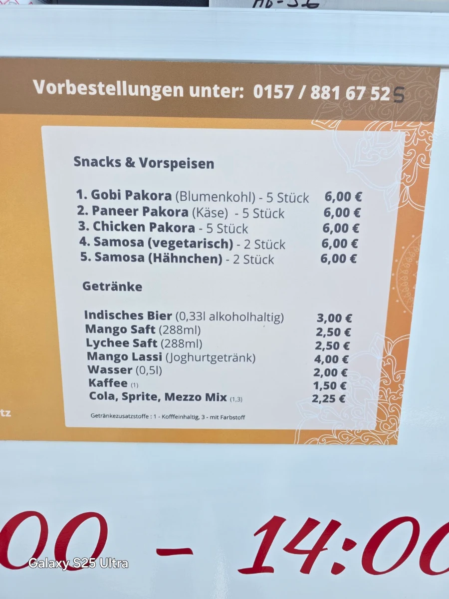 Speisekarte photo 2