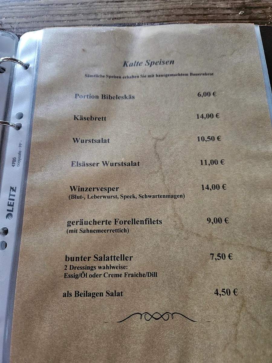 Speisekarte photo 1