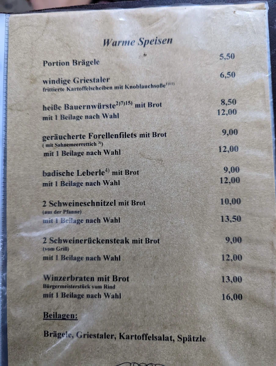 Speisekarte photo 4