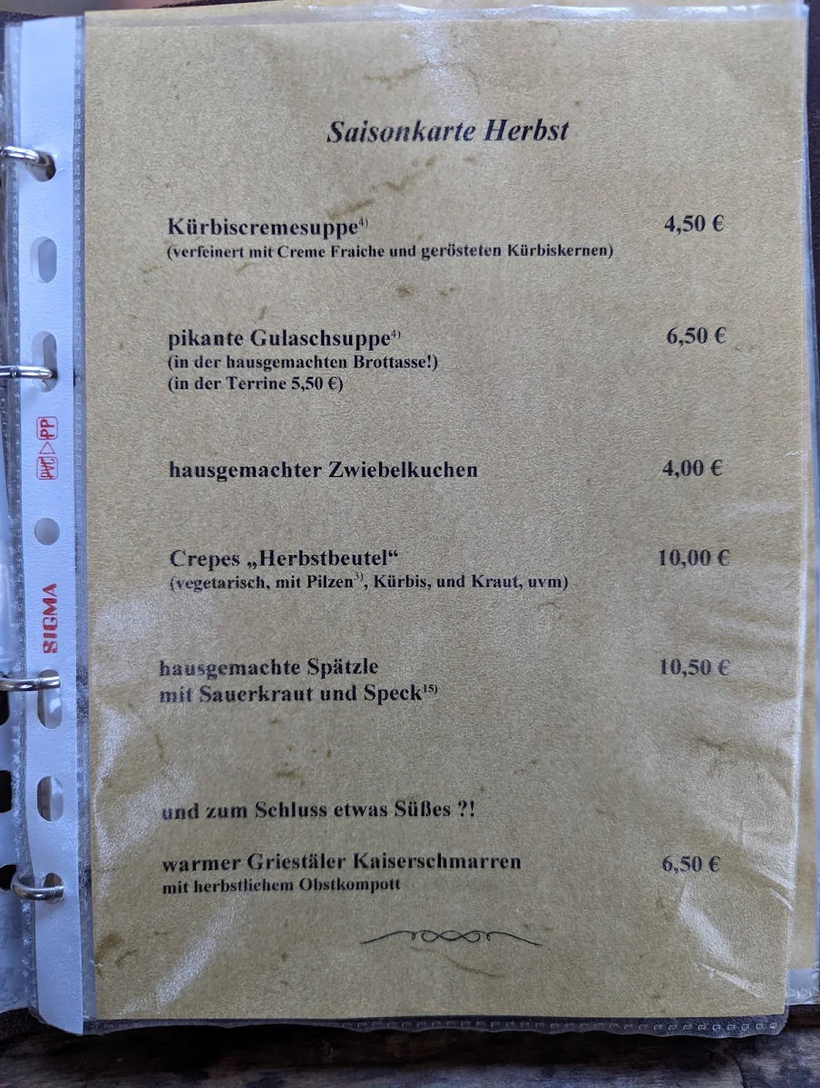 Speisekarte photo 6