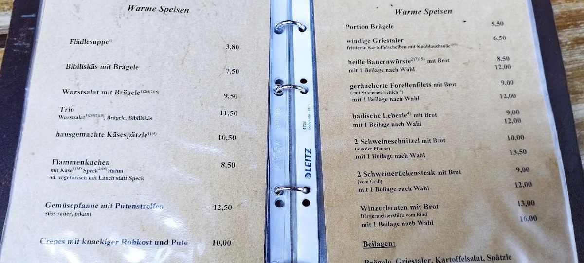 Speisekarte photo 8