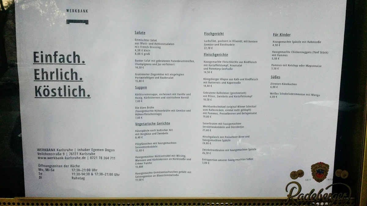 Speisekarte photo 2