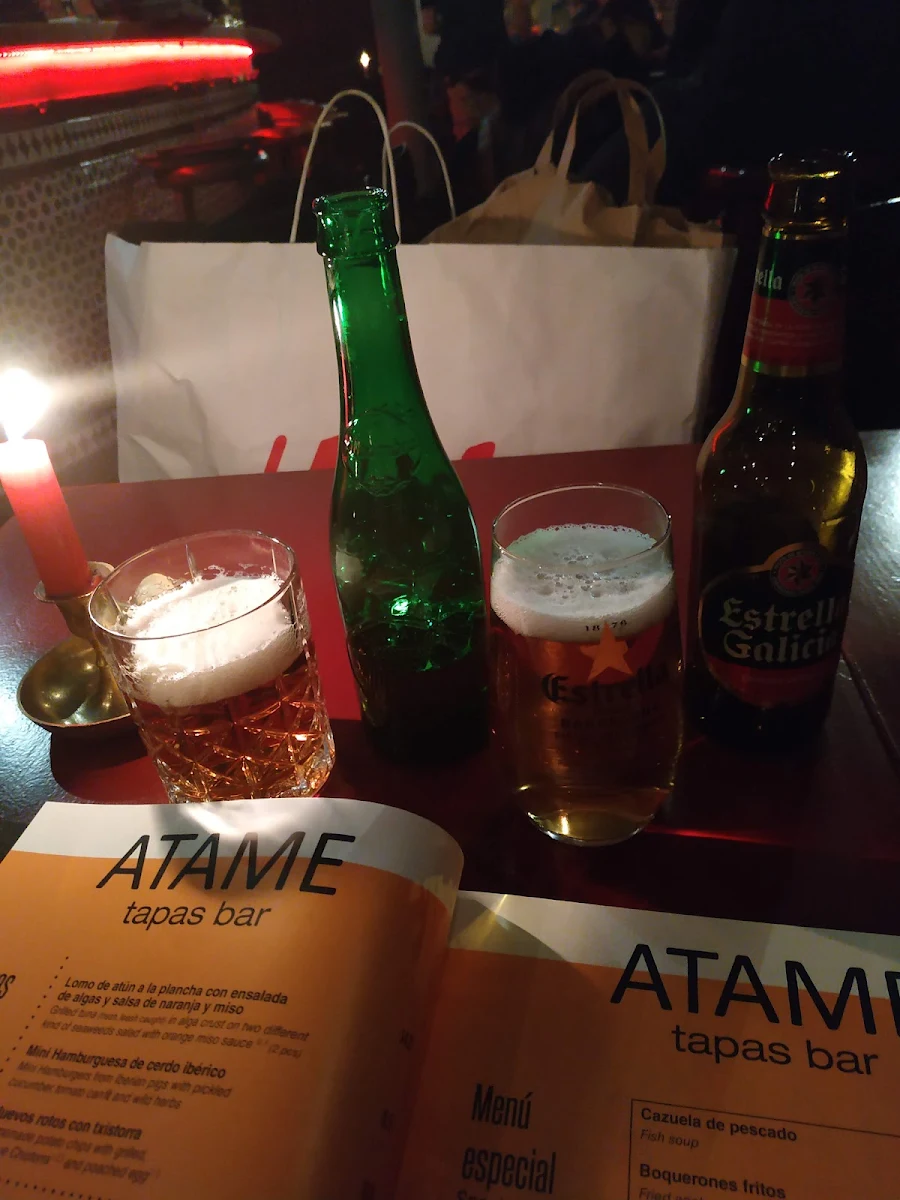 Speisekarte, Atame Tapas Bar