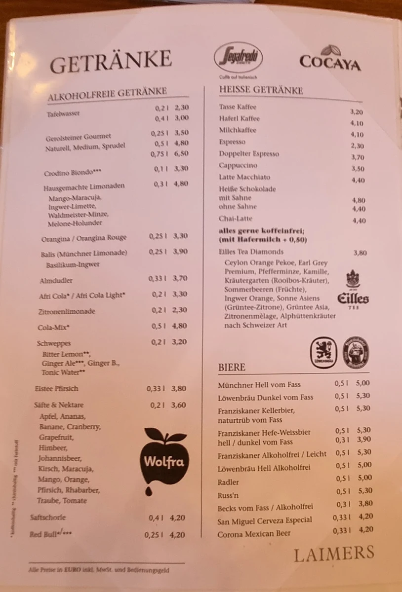 Speisekarte photo 2