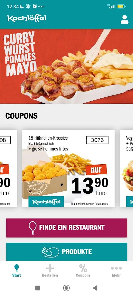 Speisekarte, Kochlöffel