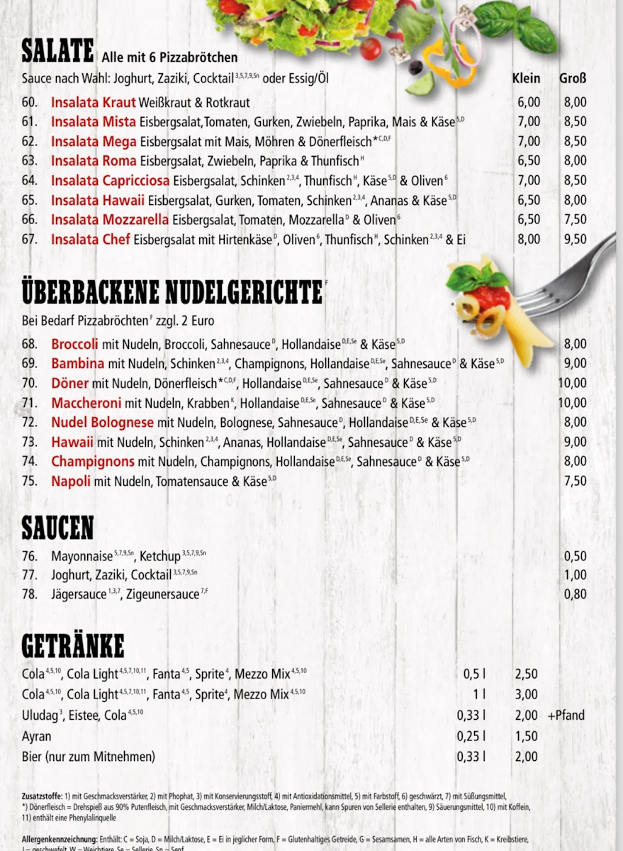 Speisekarte photo 2