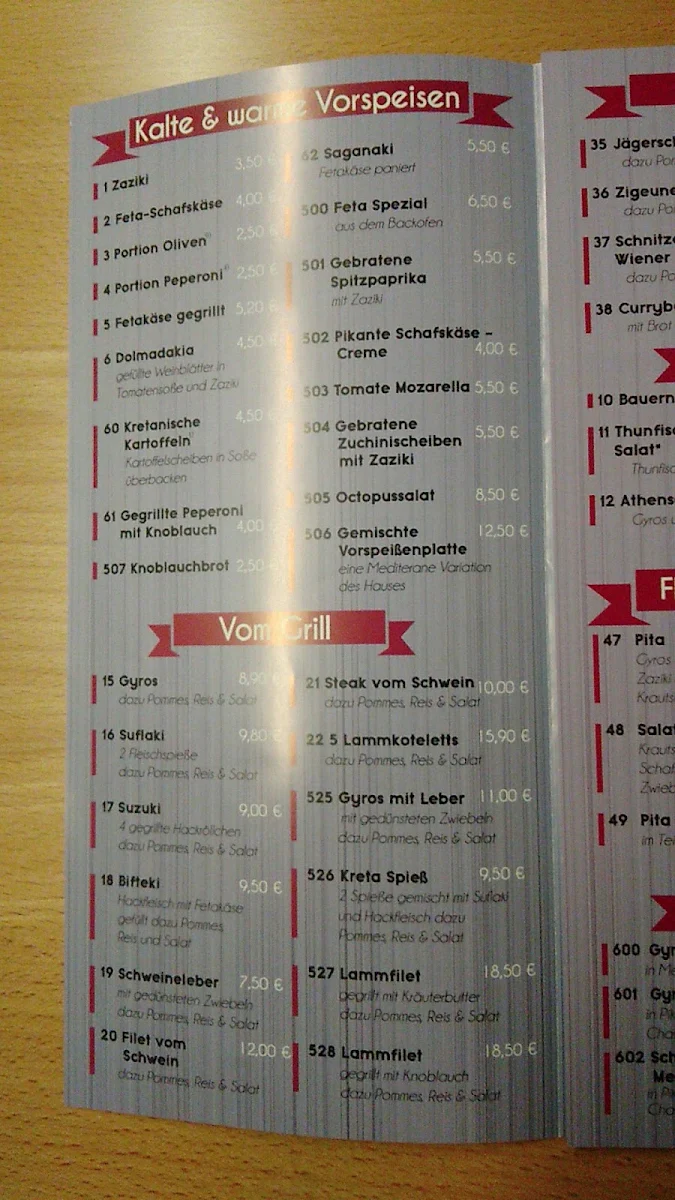 Speisekarte photo 2
