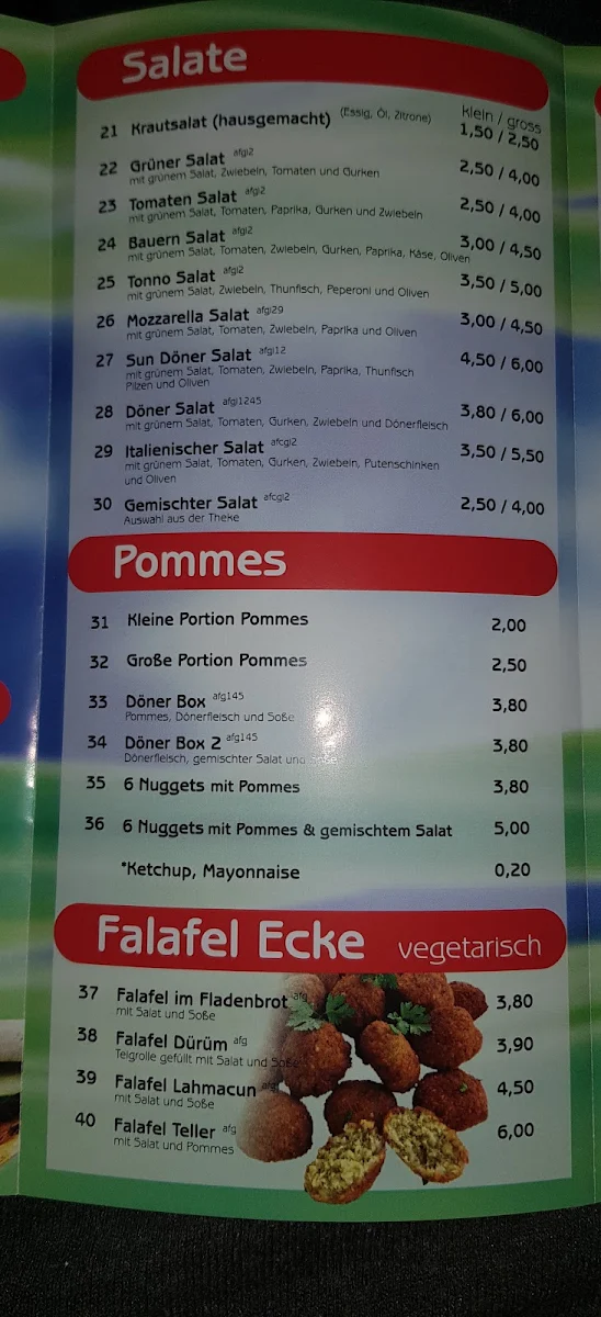 Speisekarte photo 2
