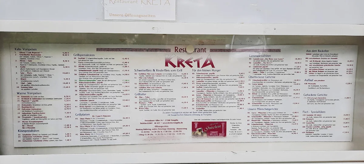 Speisekarte photo 1