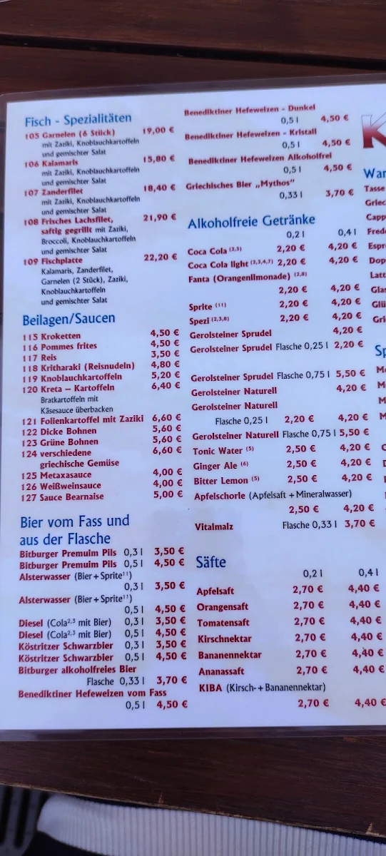 Speisekarte photo 2