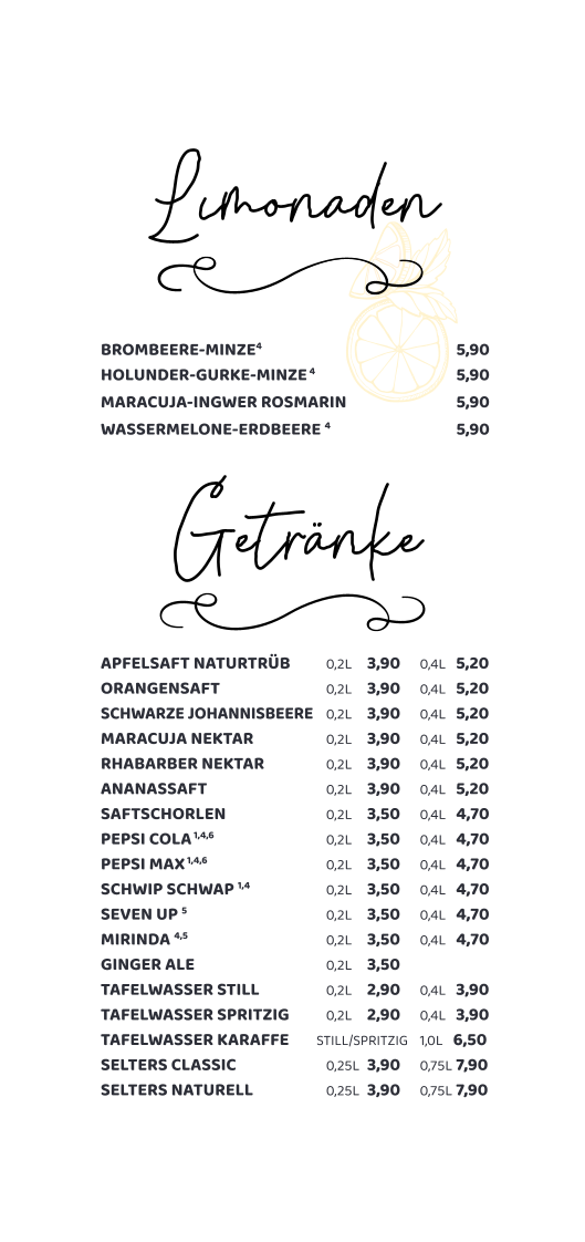 Speisekarte photo 9