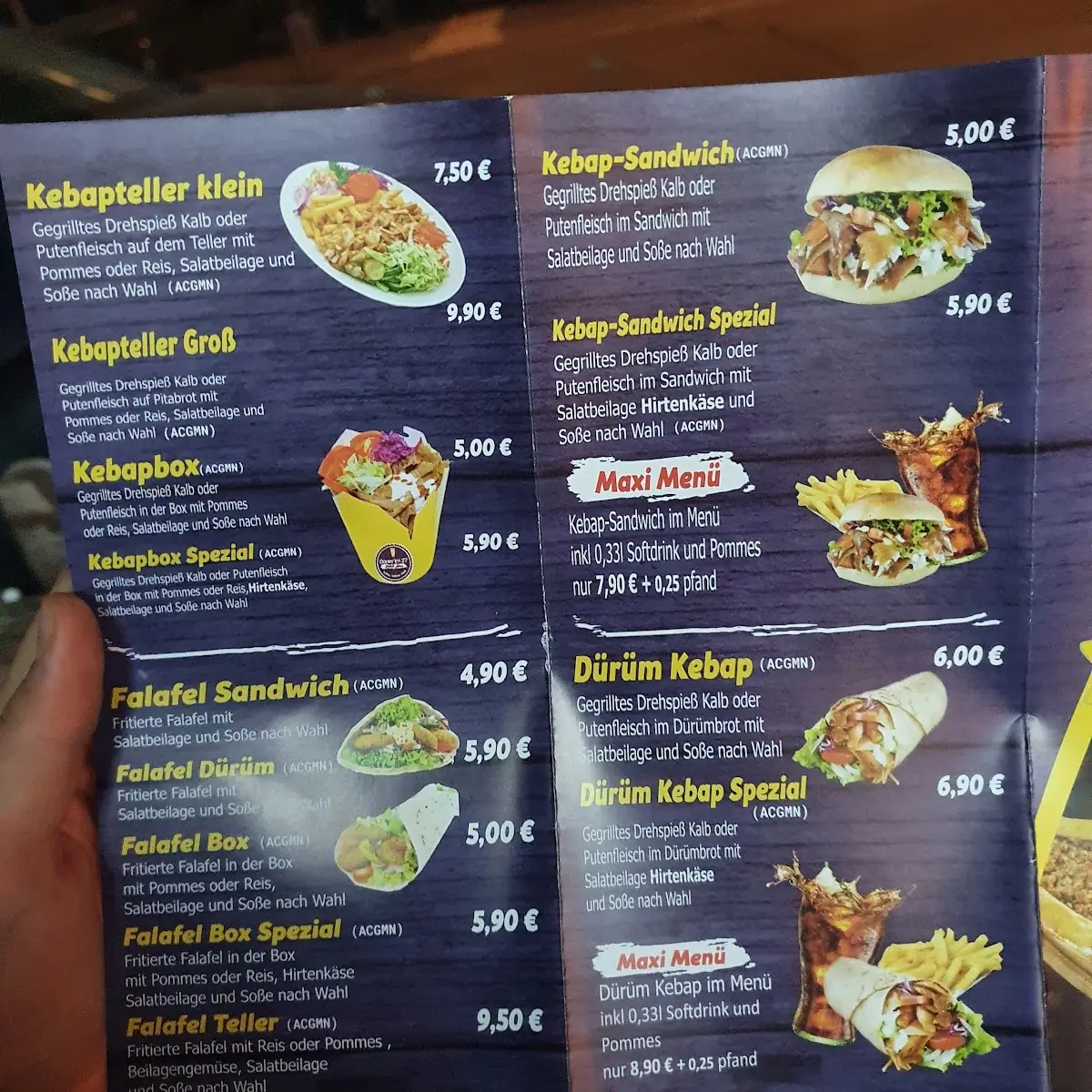Speisekarte photo 3