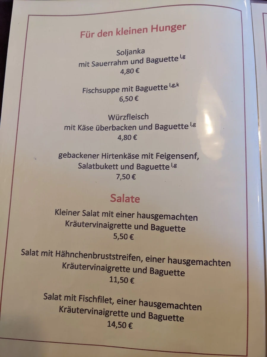 Speisekarte photo 8