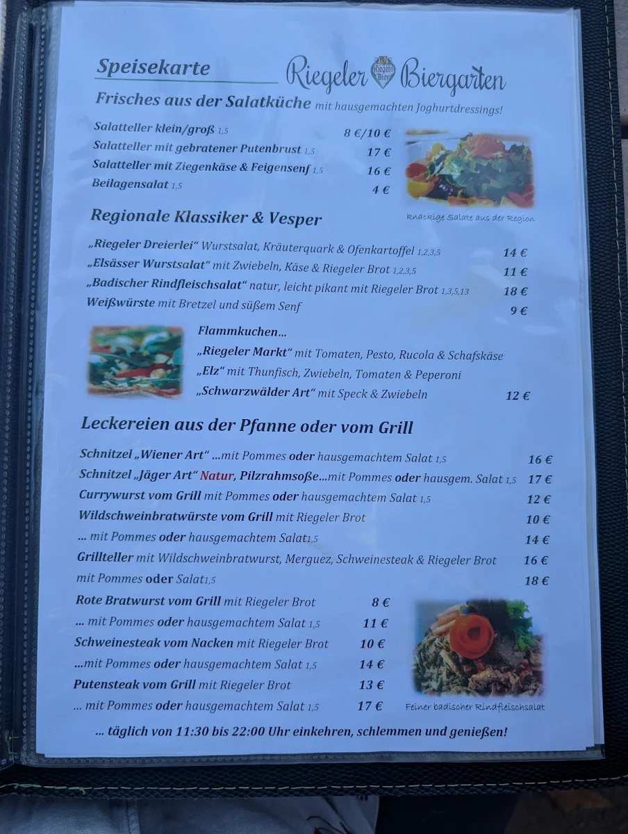 Speisekarte photo 2
