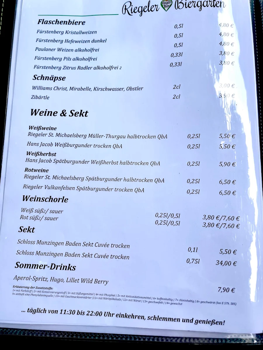 Speisekarte photo 5