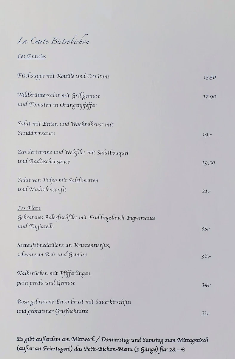 Speisekarte photo 2