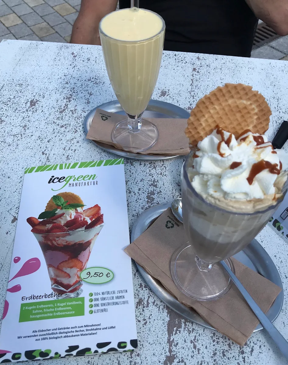 Speisekarte, Icegreen Manufaktur