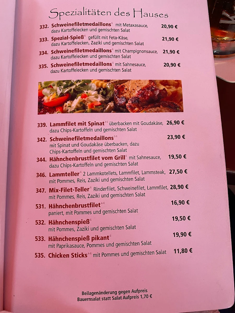 Speisekarte photo 1