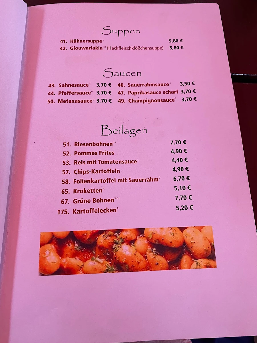 Speisekarte photo 10