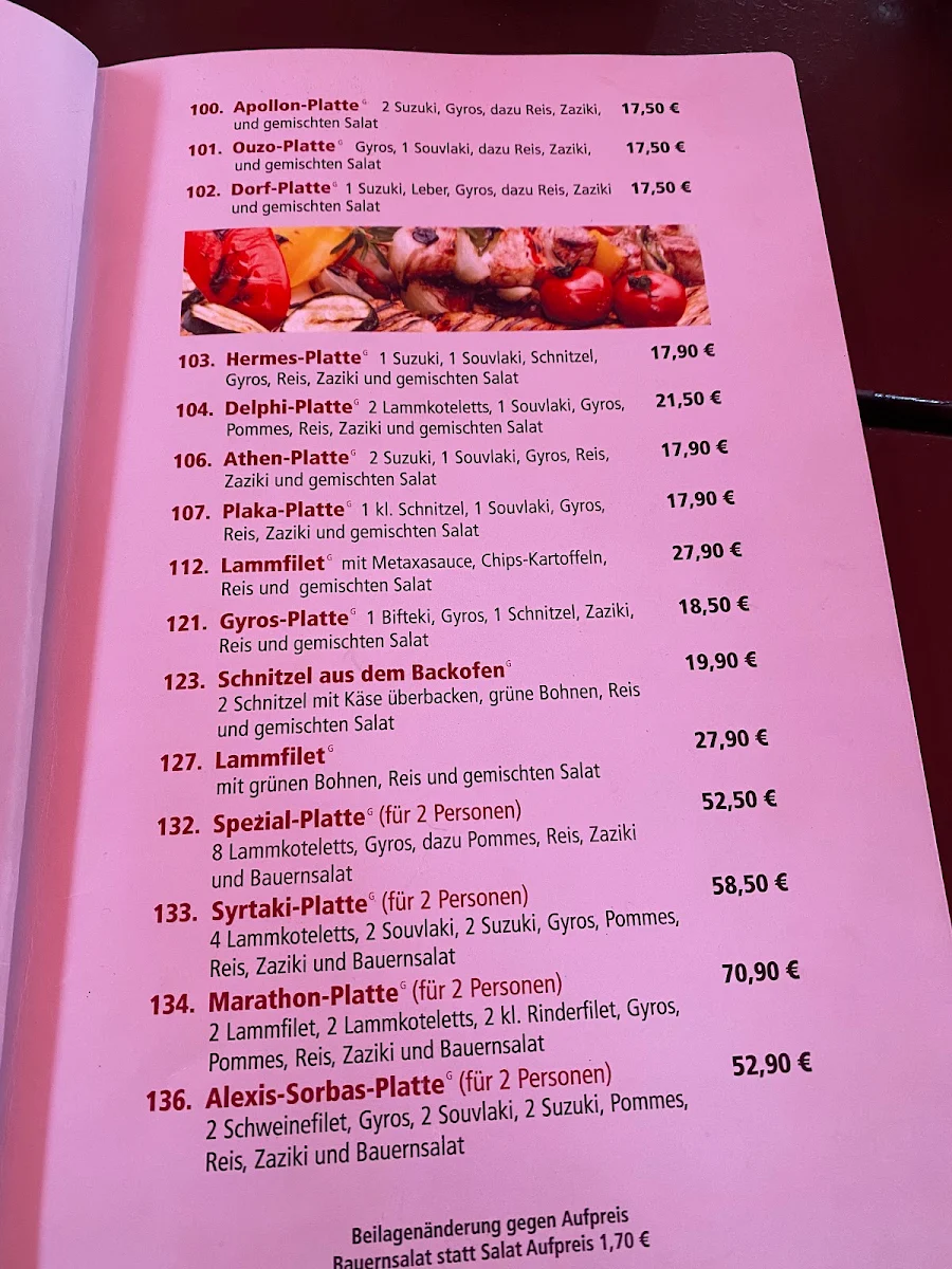 Speisekarte photo 5