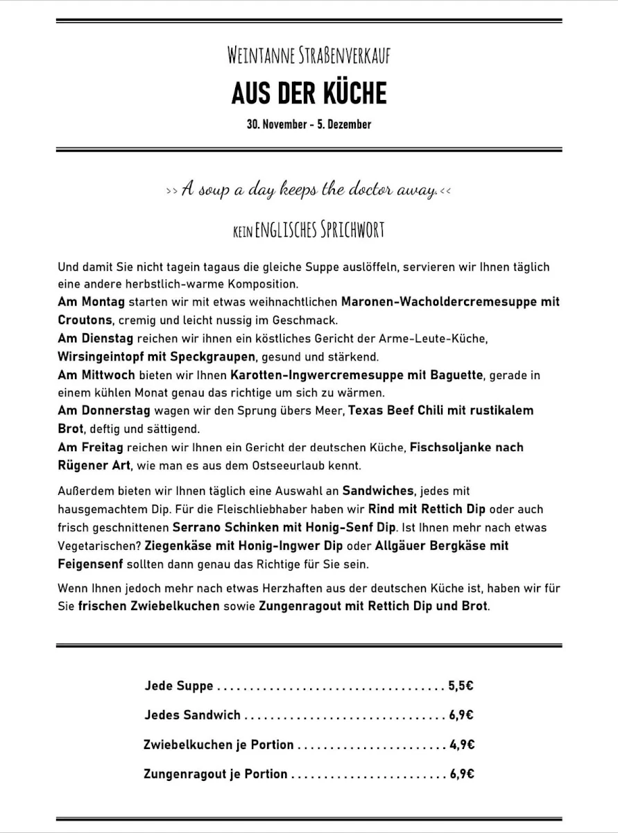 Speisekarte photo 6