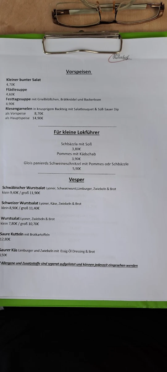 Speisekarte photo 3