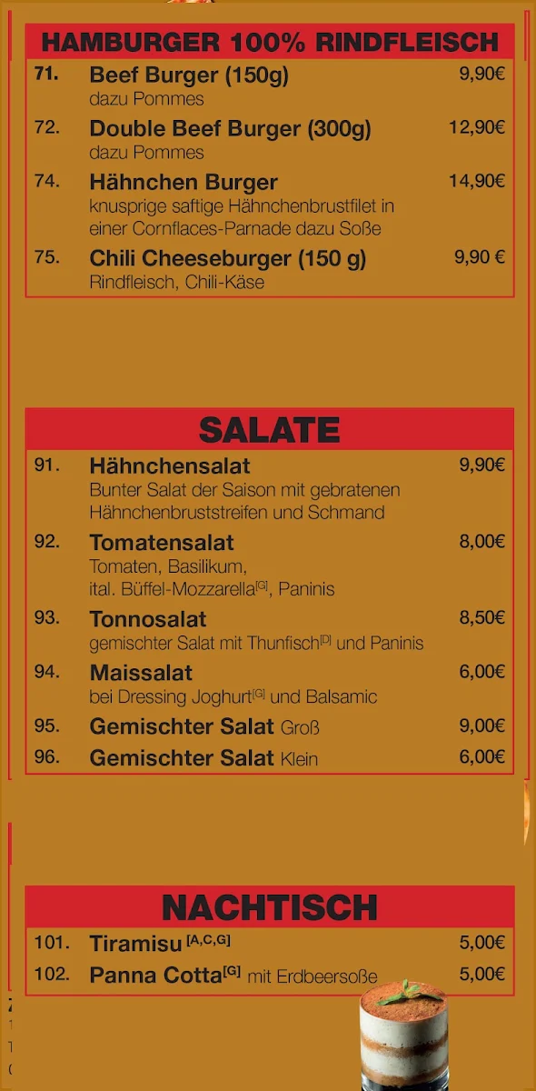 Speisekarte photo 5
