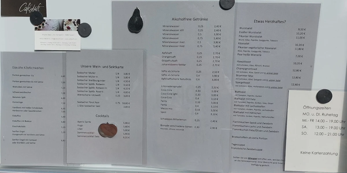 Speisekarte photo 2