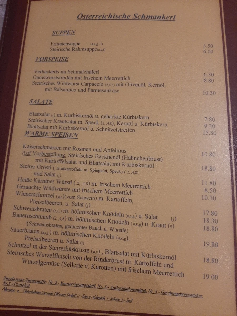 Speisekarte photo 4